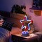2 Pack 4th of July Decorations Patriotic Lights, LED Neon Star Signs Battery/USB Powered, Red White Blue Lights with Base for Home